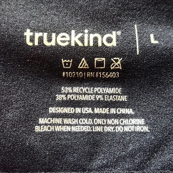 Truekind Daily Comfort Wireless Shaper Bra Black Size Large NWT - Picture 2 of 6